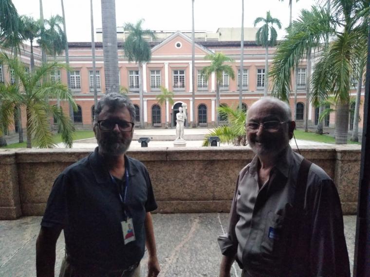 Sr. Carlos Augusto Silva Ditadi e o Professor  Ondemar Dias