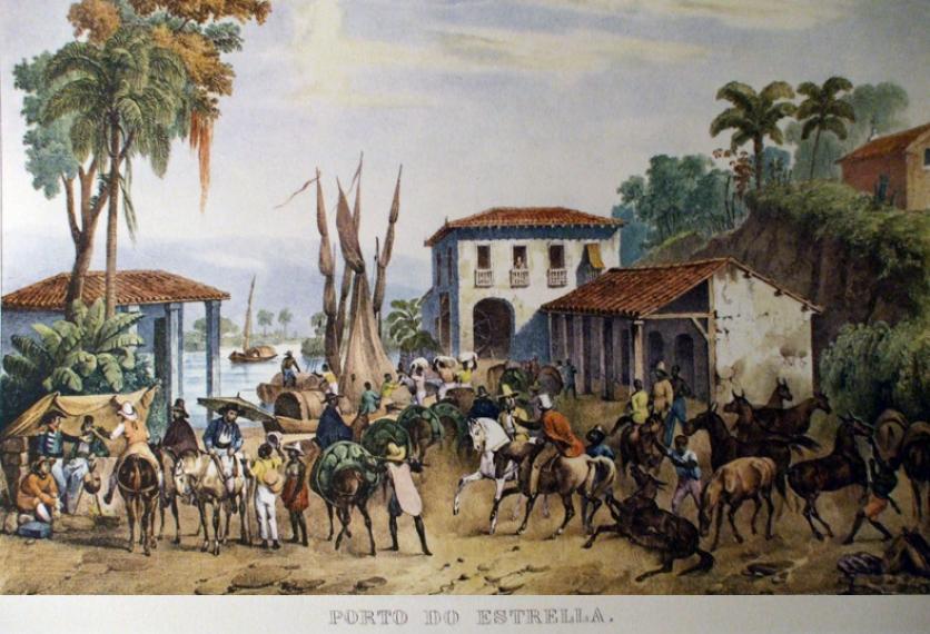 Porto do Estrella - Rugendas - 1824